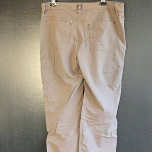Men's Merrell Hiking outdoor pants stretch 34 Opti wick zipper pocket upf 20